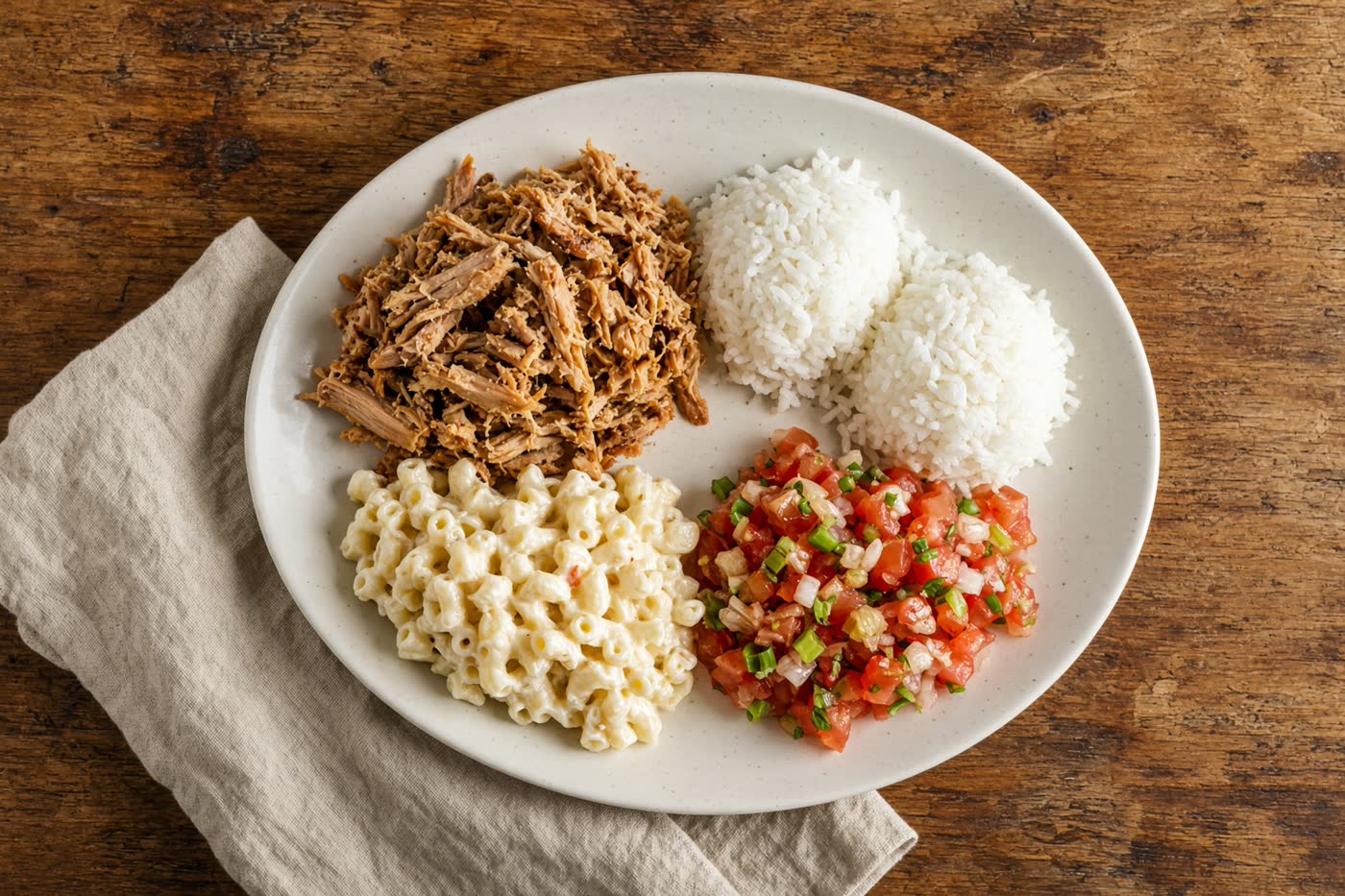 Hawaiian plate lunch